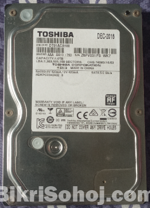 Toshiba 1TB HardDisk